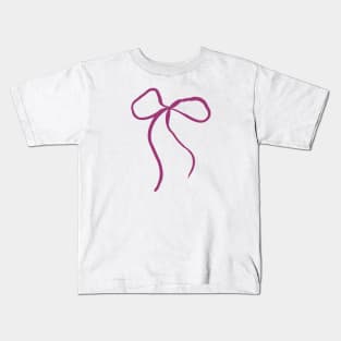 Coquette pink bow Kids T-Shirt